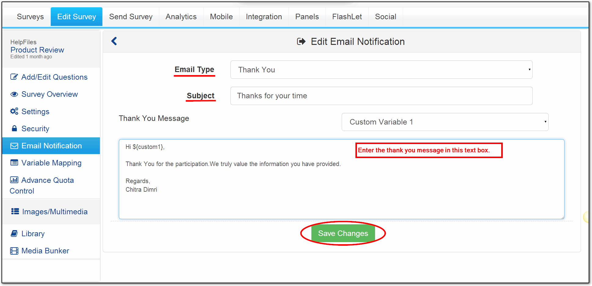 Survey Software Help Image