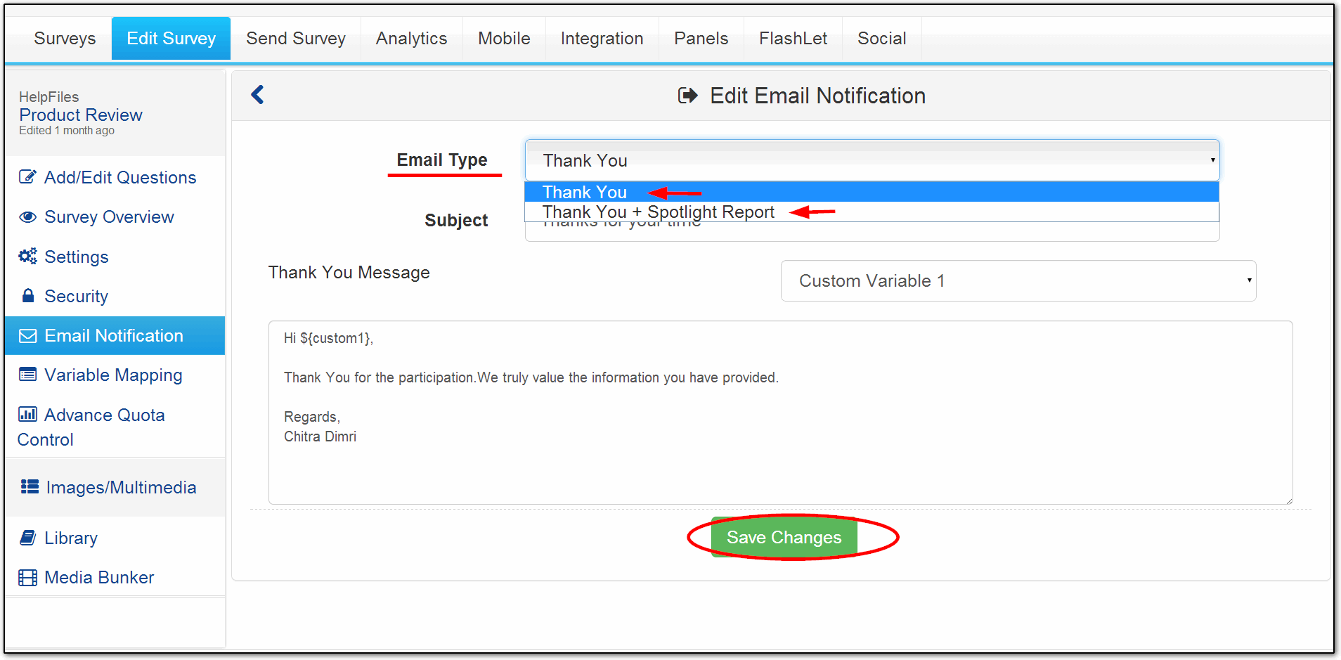 Survey Software Help Image